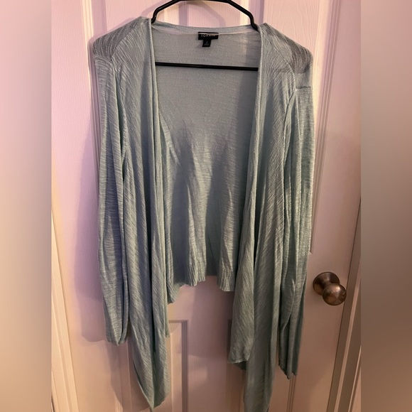 Torrid Slub Cardigan Drape Front Sweater Size 2 - Picture 1 of 4